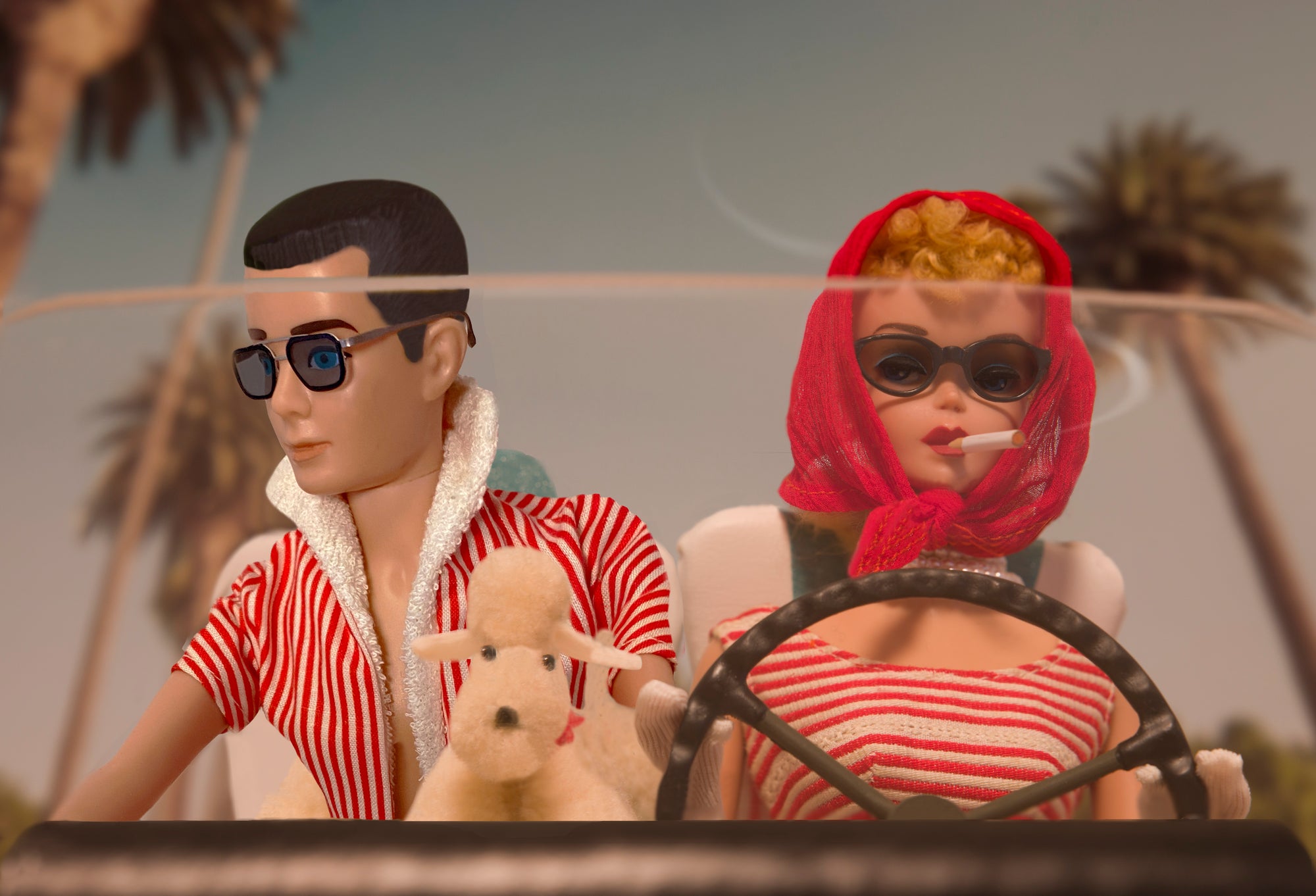 Cruising Beverly Hills (Blond and Brunette Ken)