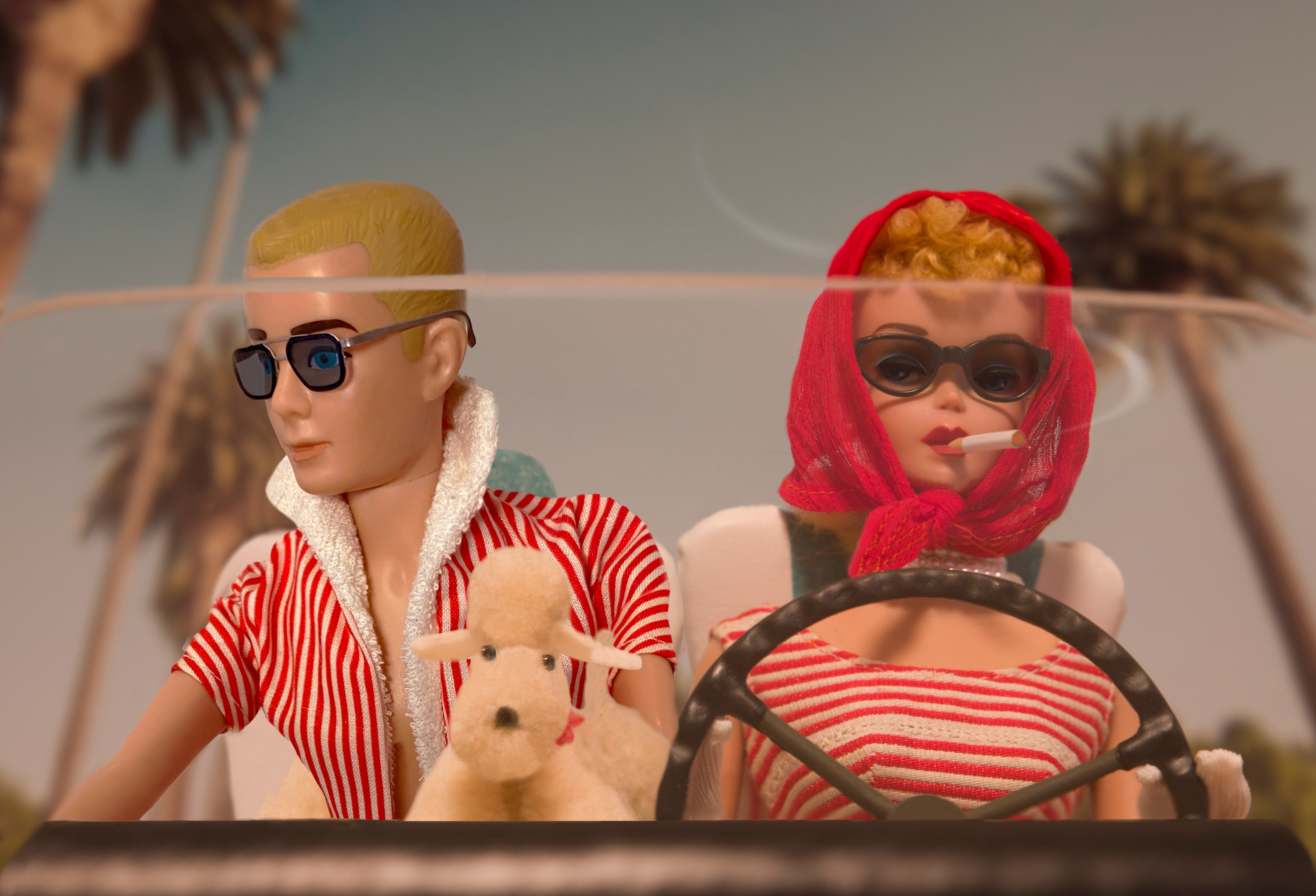 Cruising Beverly Hills Barbie Ken
