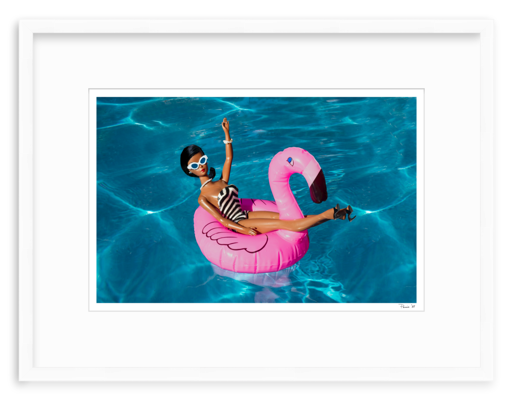 Flamingo Black Barbie