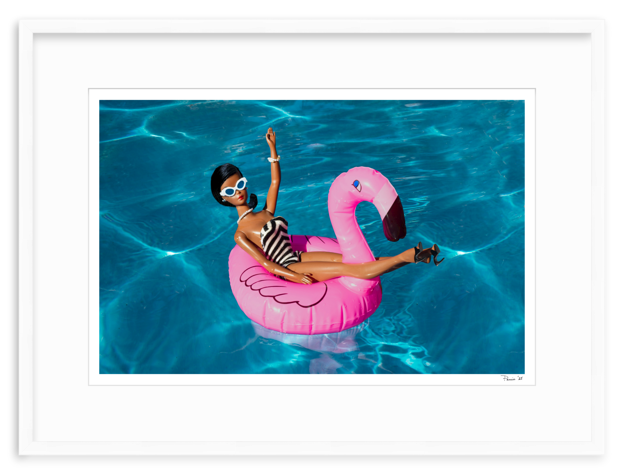 Flamingo Black Barbie