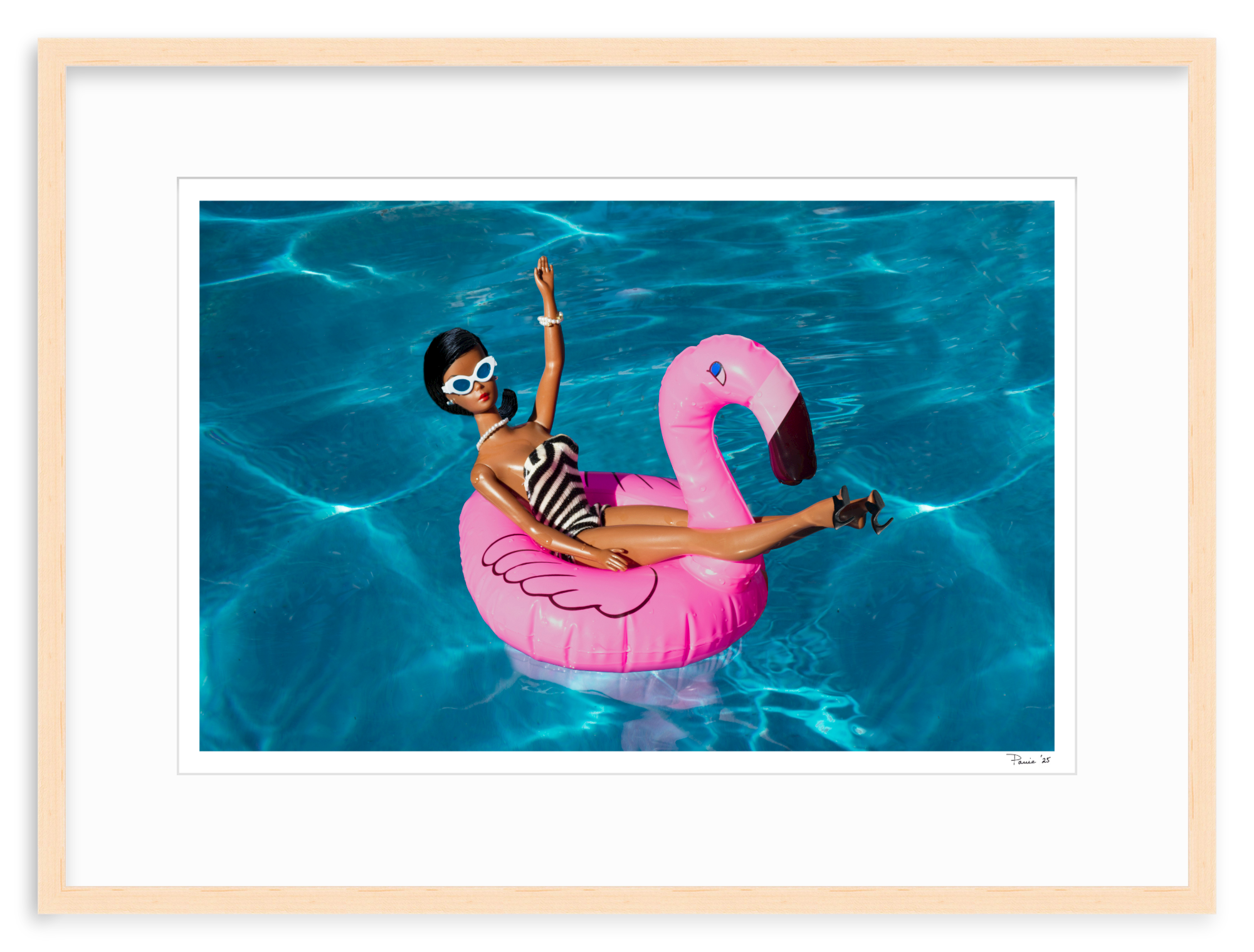 Flamingo Black Barbie