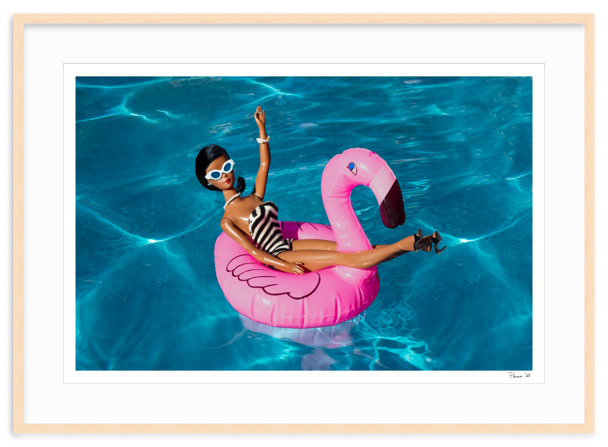 Flamingo Black Barbie