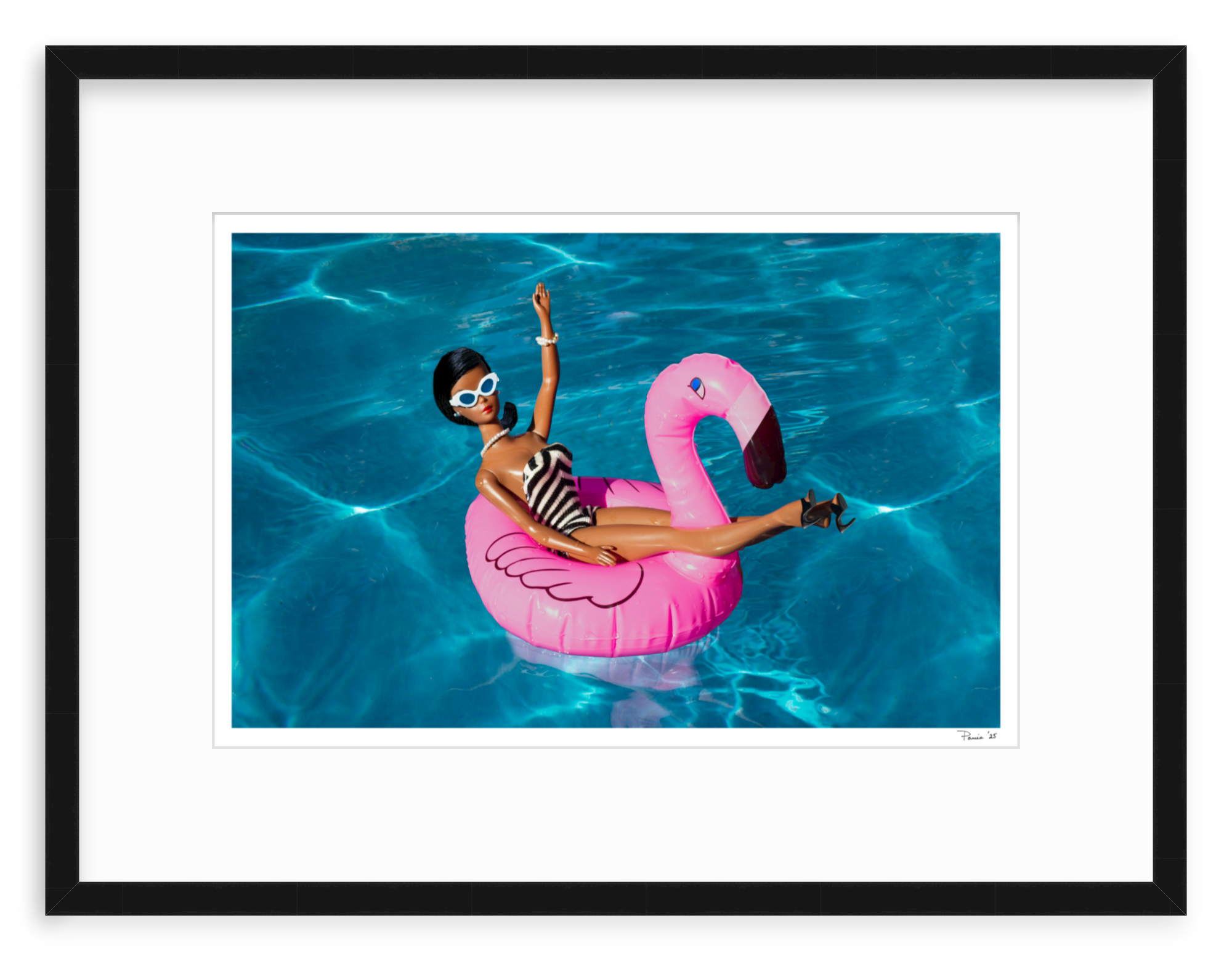 Flamingo Black Barbie