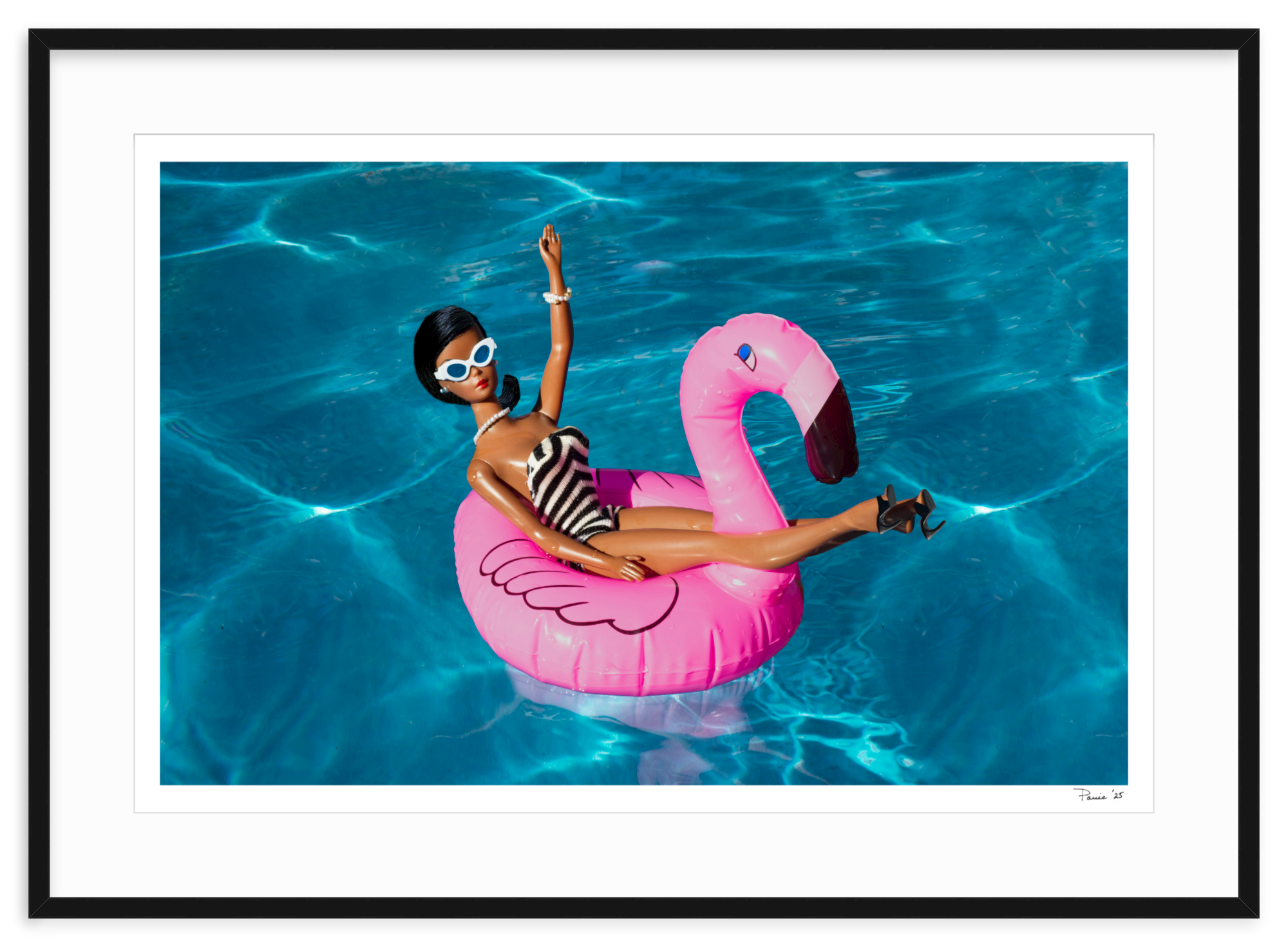 Flamingo Black Barbie
