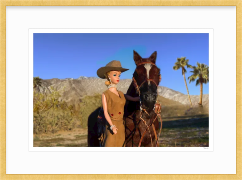 Girl and Her Horse (Mountain)