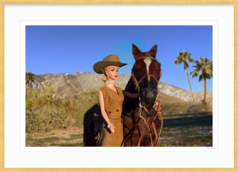 Girl and Her Horse (Mountain)