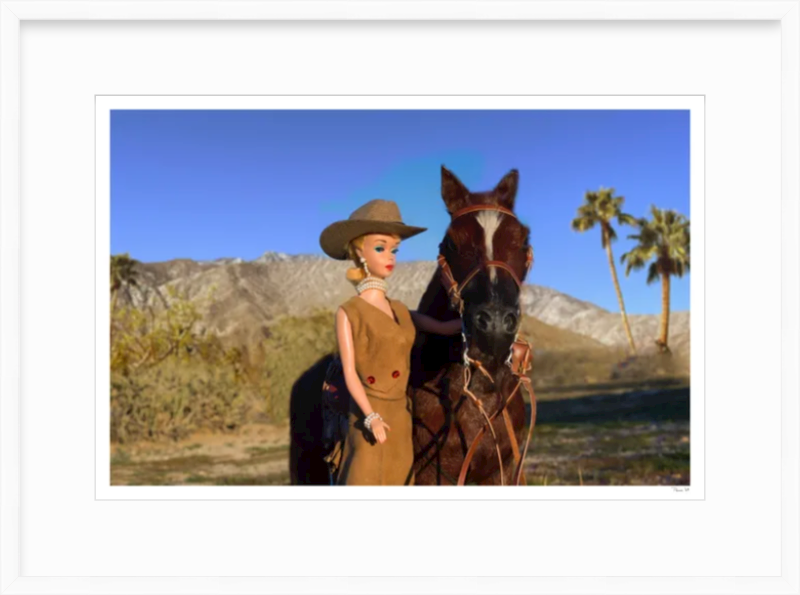 Girl and Her Horse (Mountain)