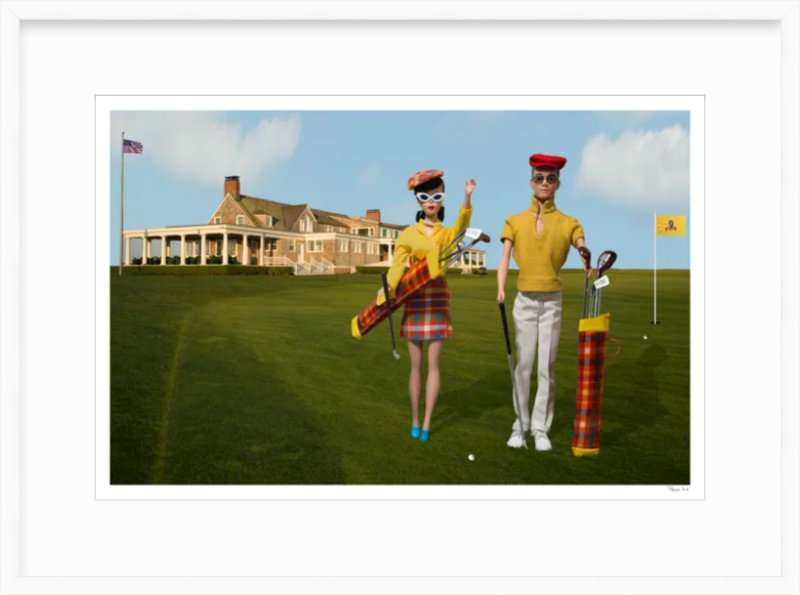 Golfing at Shinnecock Hills- Brunette