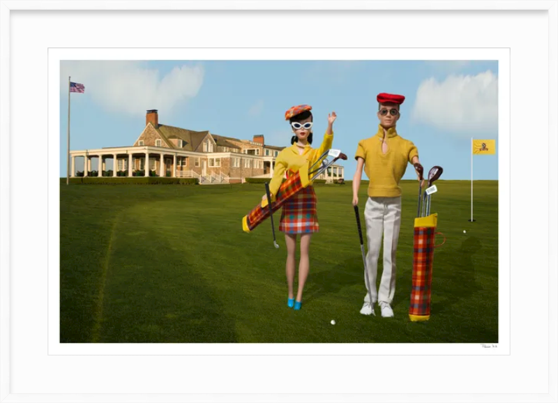 Golfing at Shinnecock Hills- Brunette