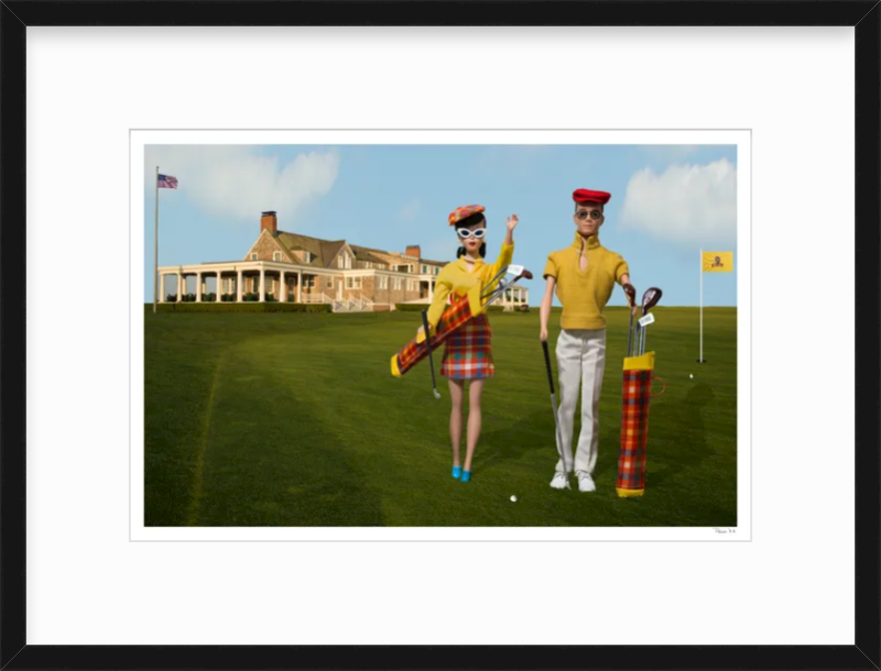 Golfing at Shinnecock Hills- Brunette