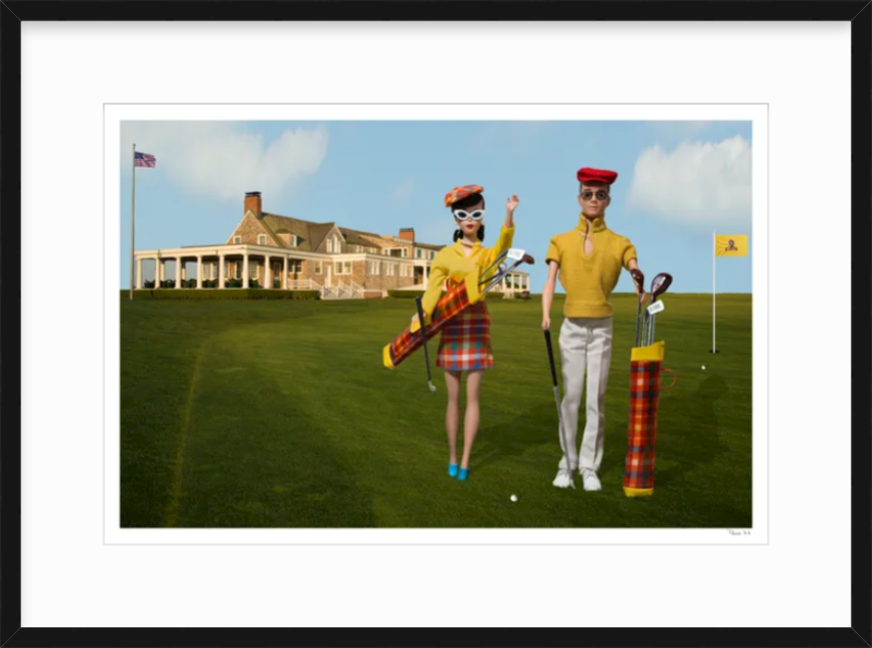 Golfing at Shinnecock Hills- Brunette