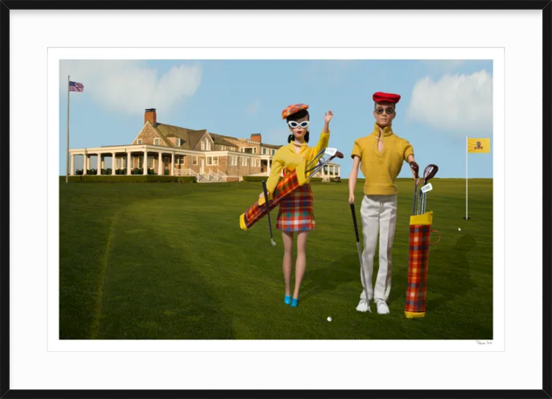 Golfing at Shinnecock Hills- Brunette