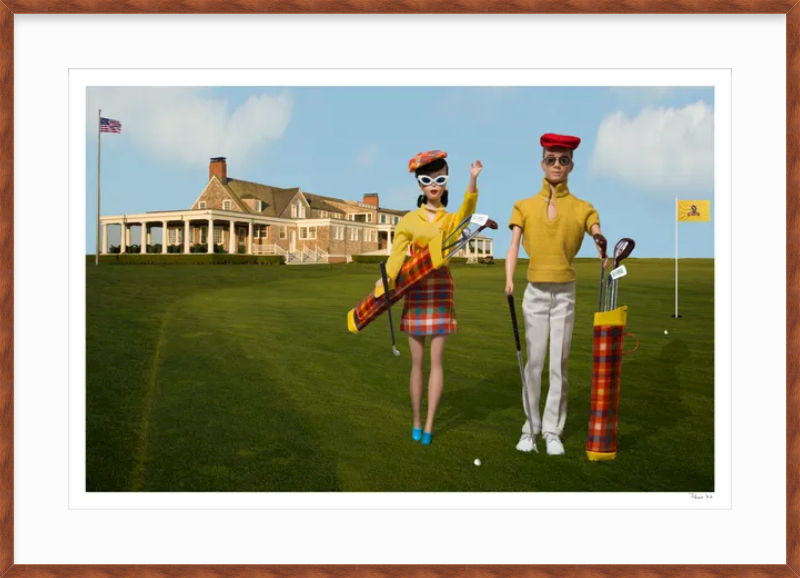 Golfing at Shinnecock Hills- Brunette