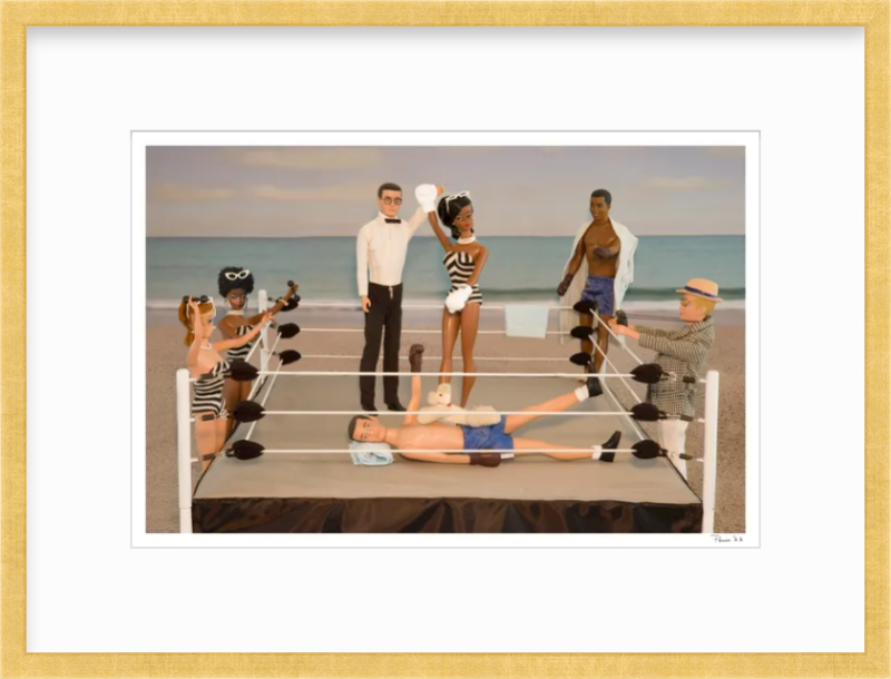 It's a Knock Out! (Black Barbie)