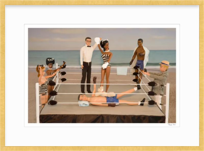 It's a Knock Out! (Black Barbie)