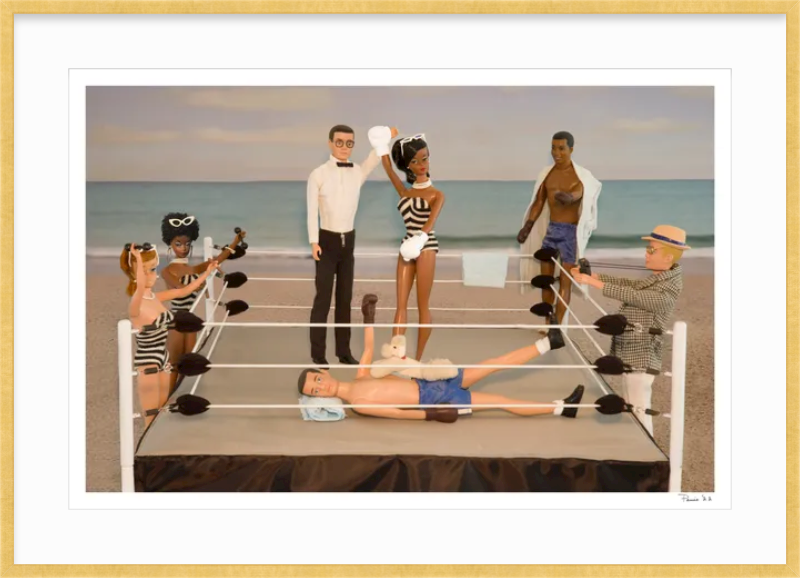 It's a Knock Out! (Black Barbie)