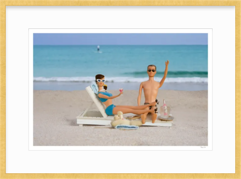 Palm Beach Barbie and Ken (Brunette)