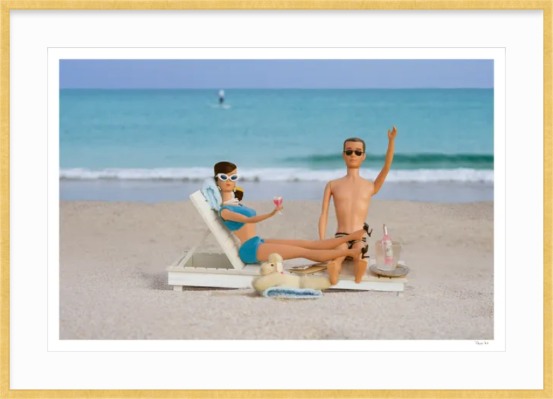Palm Beach Barbie and Ken (Brunette)