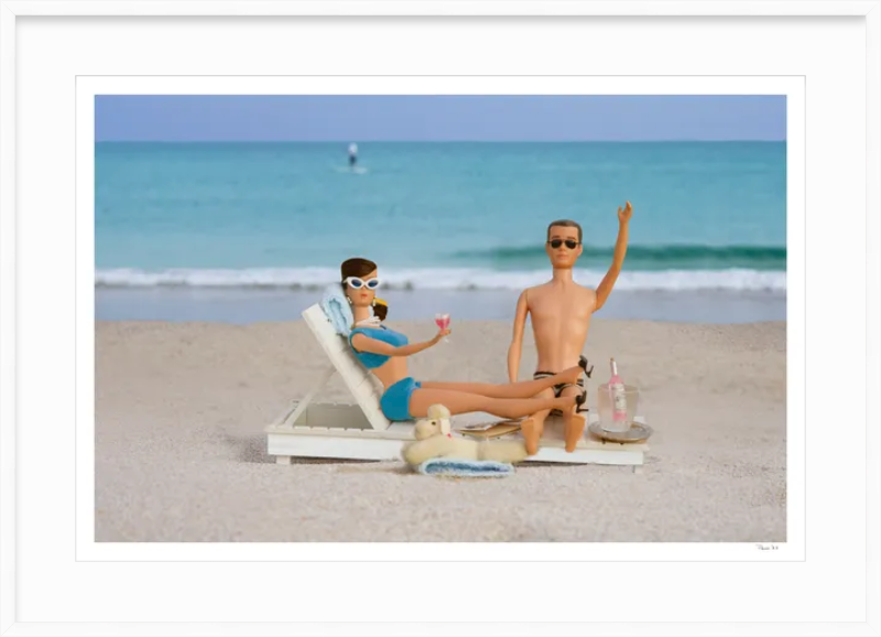 Palm Beach Barbie and Ken (Brunette)