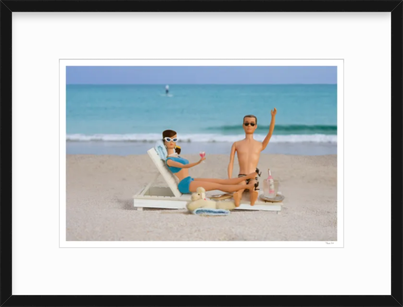 Palm Beach Barbie and Ken (Brunette)