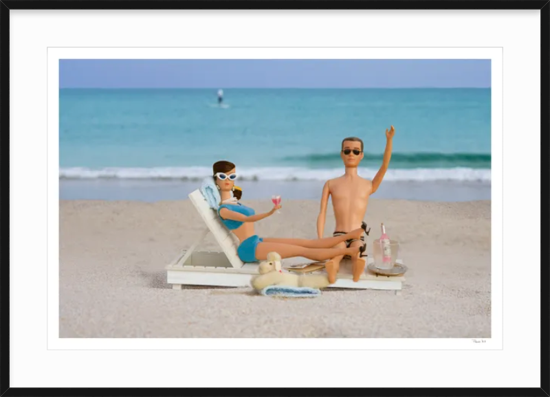 Palm Beach Barbie and Ken (Brunette)