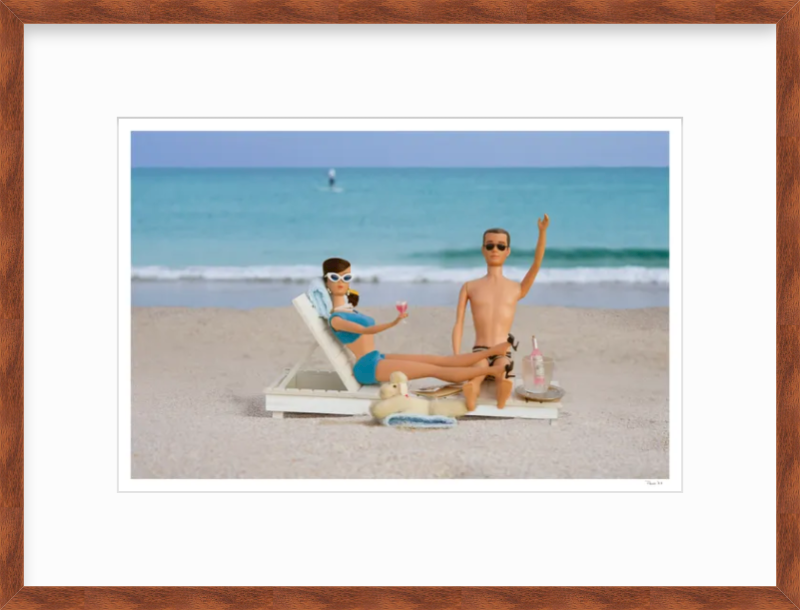 Palm Beach Barbie and Ken (Brunette)