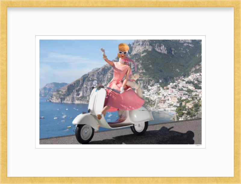 Scootering in Positano (Blonde)