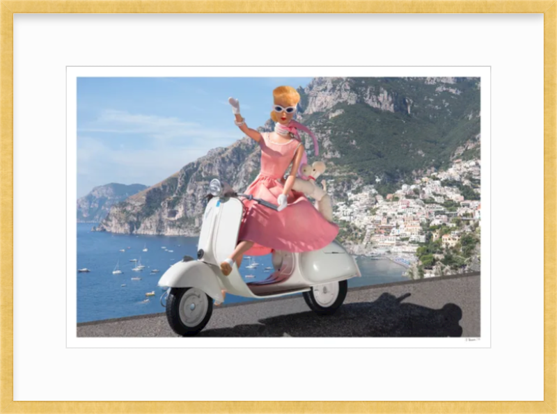 Scootering in Positano (Blonde)