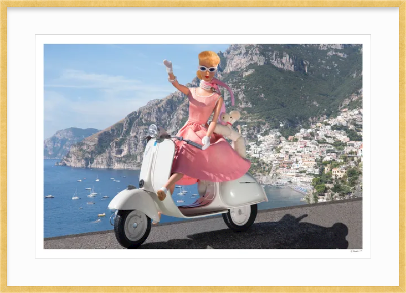 Scootering in Positano (Blonde)