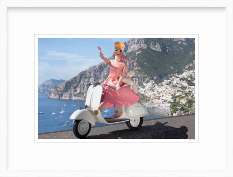 Scootering in Positano (Blonde)