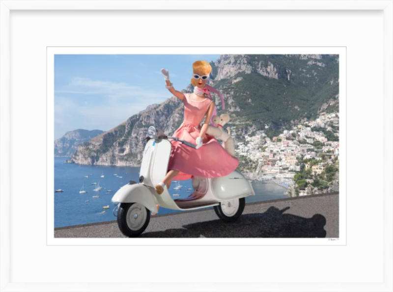 Scootering in Positano (Blonde)