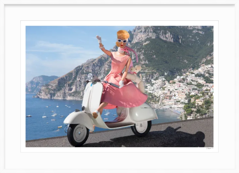 Scootering in Positano (Blonde)