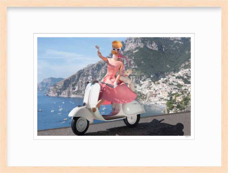 Scootering in Positano (Blonde)
