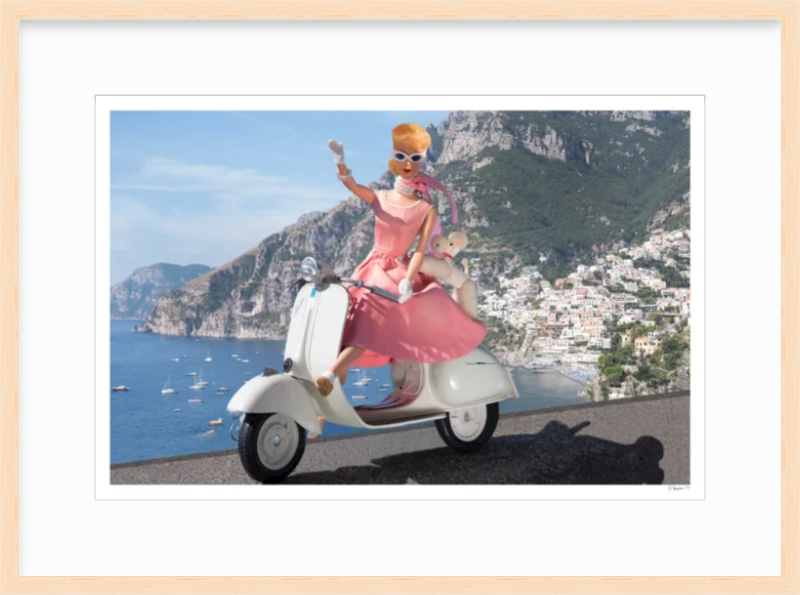 Scootering in Positano (Blonde)