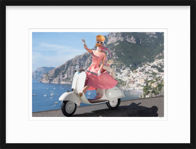 Scootering in Positano (Blonde)