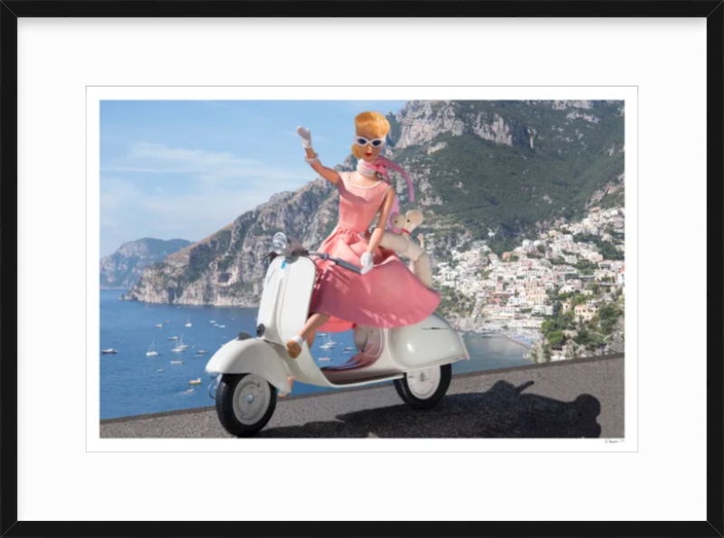 Scootering in Positano (Blonde)
