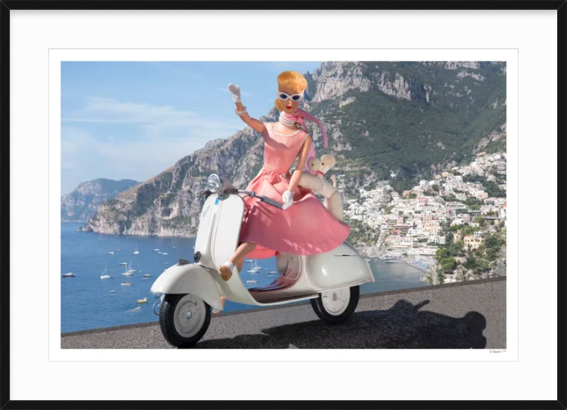 Scootering in Positano (Blonde)
