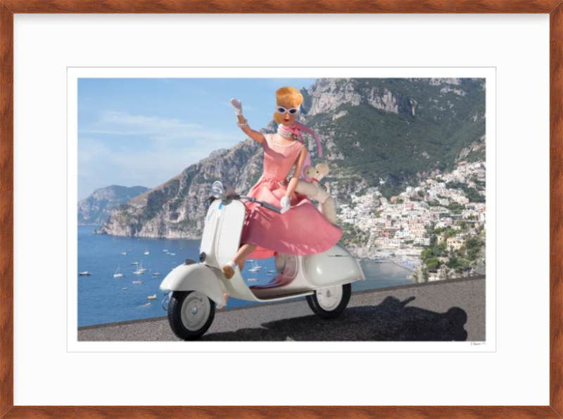 Scootering in Positano (Blonde)
