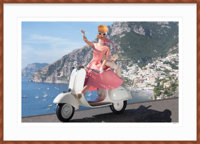 Scootering in Positano (Blonde)