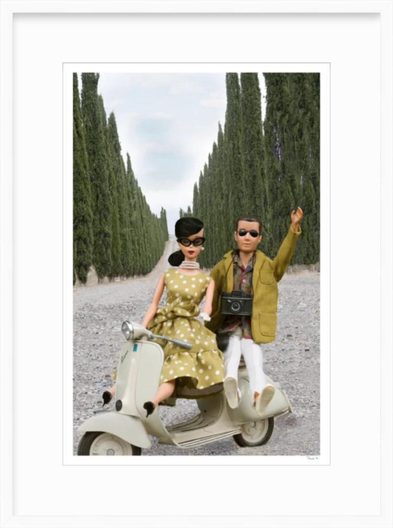 Scootering Through Tuscany - Brunettes