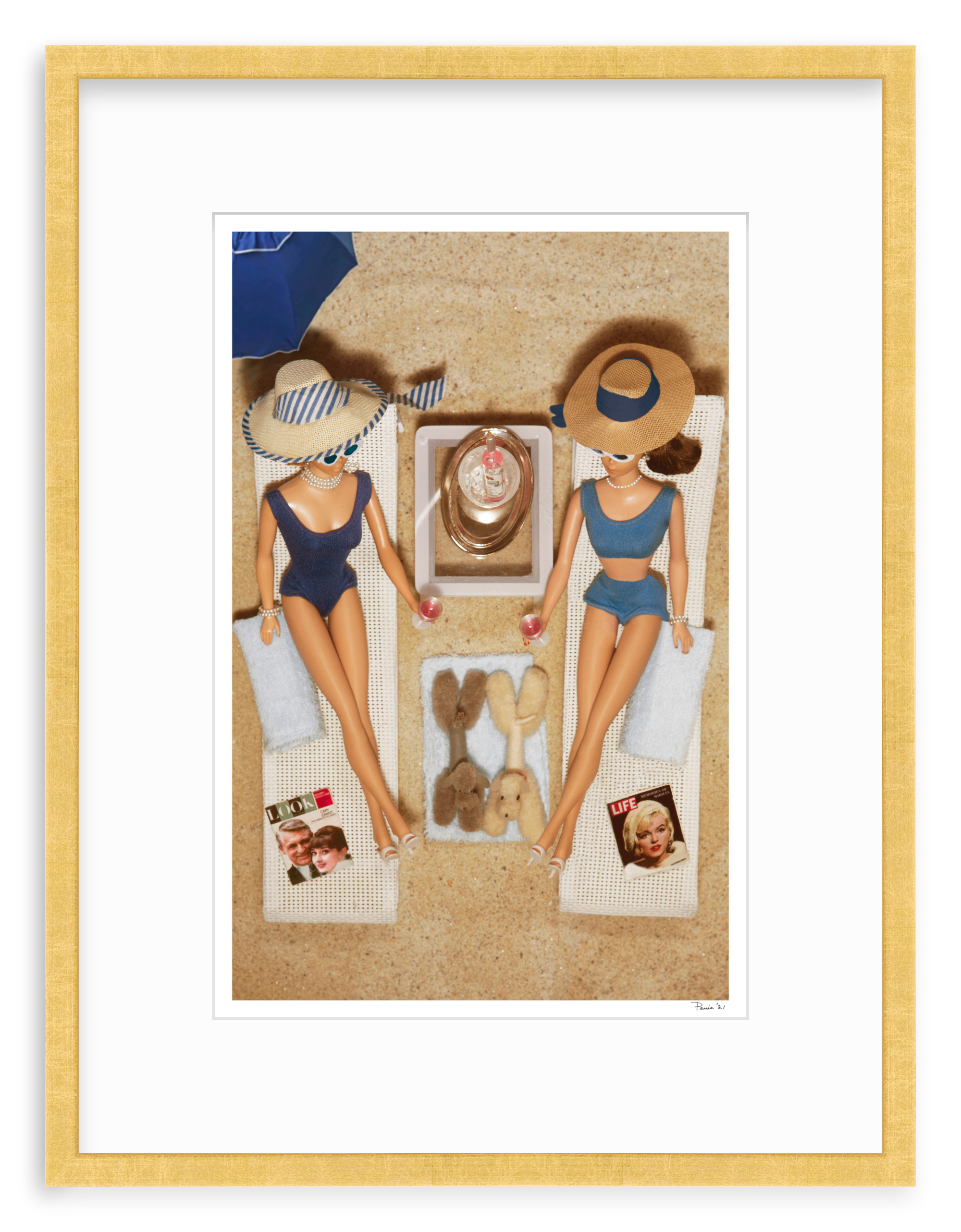 Two Beach Chair Girls