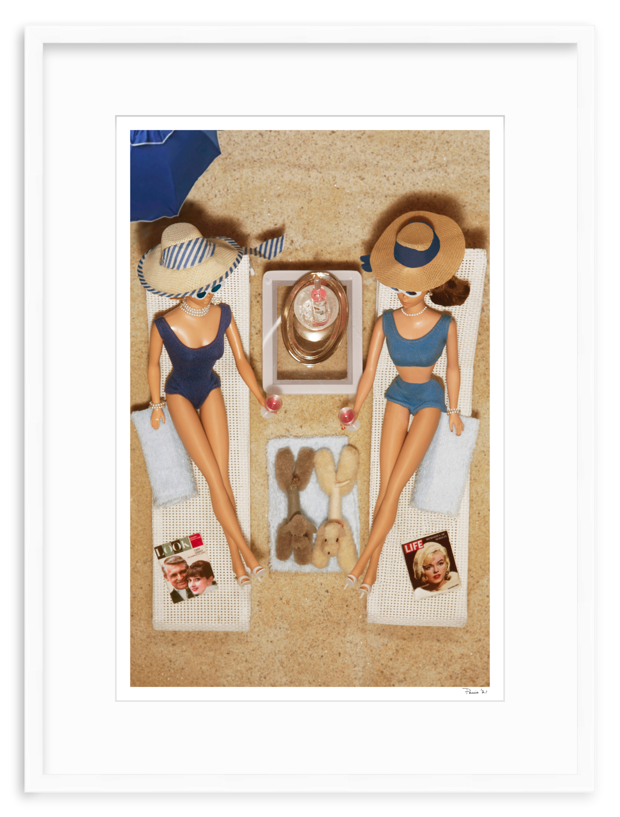 Two Beach Chair Girls