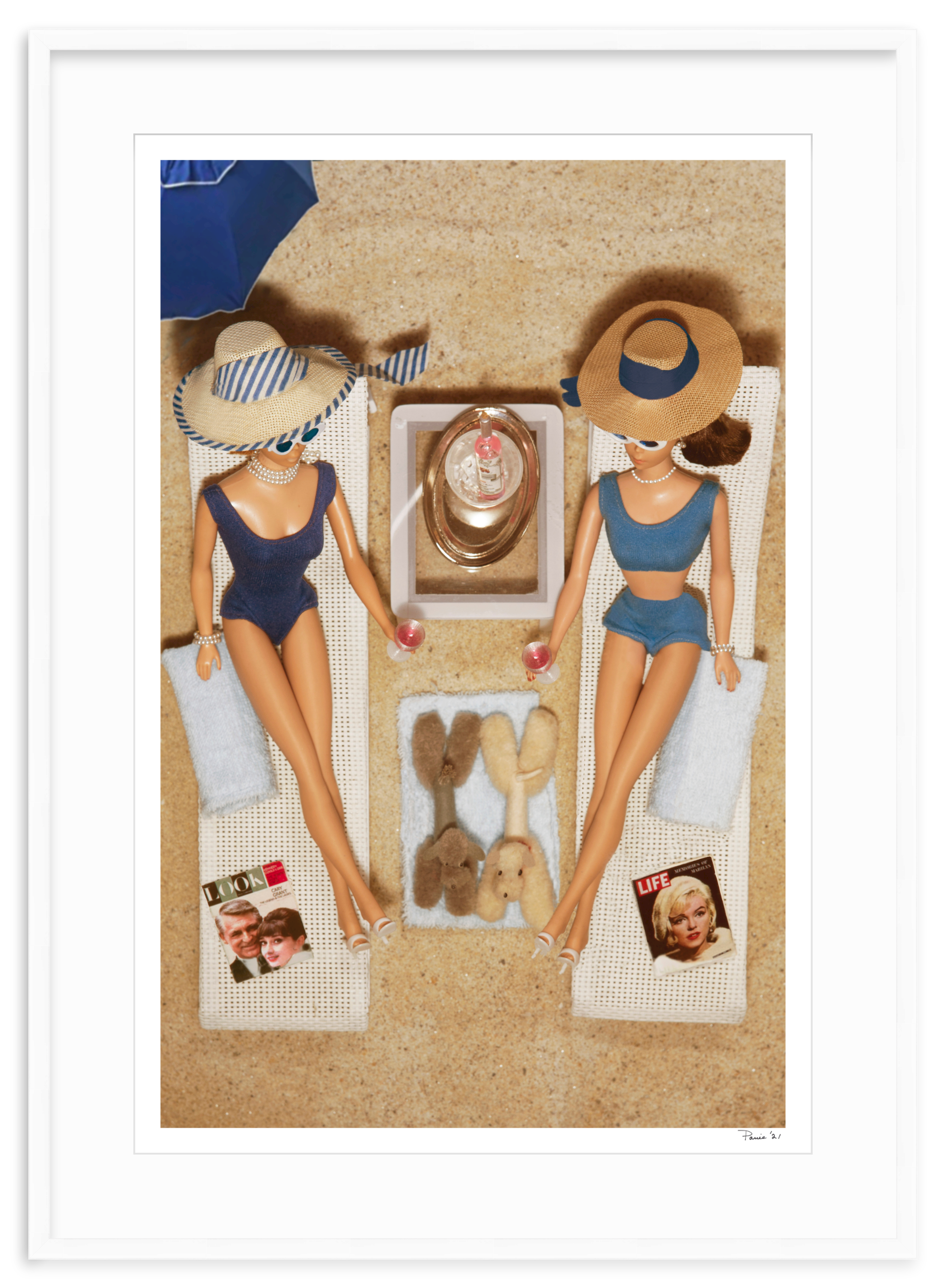 Two Beach Chair Girls