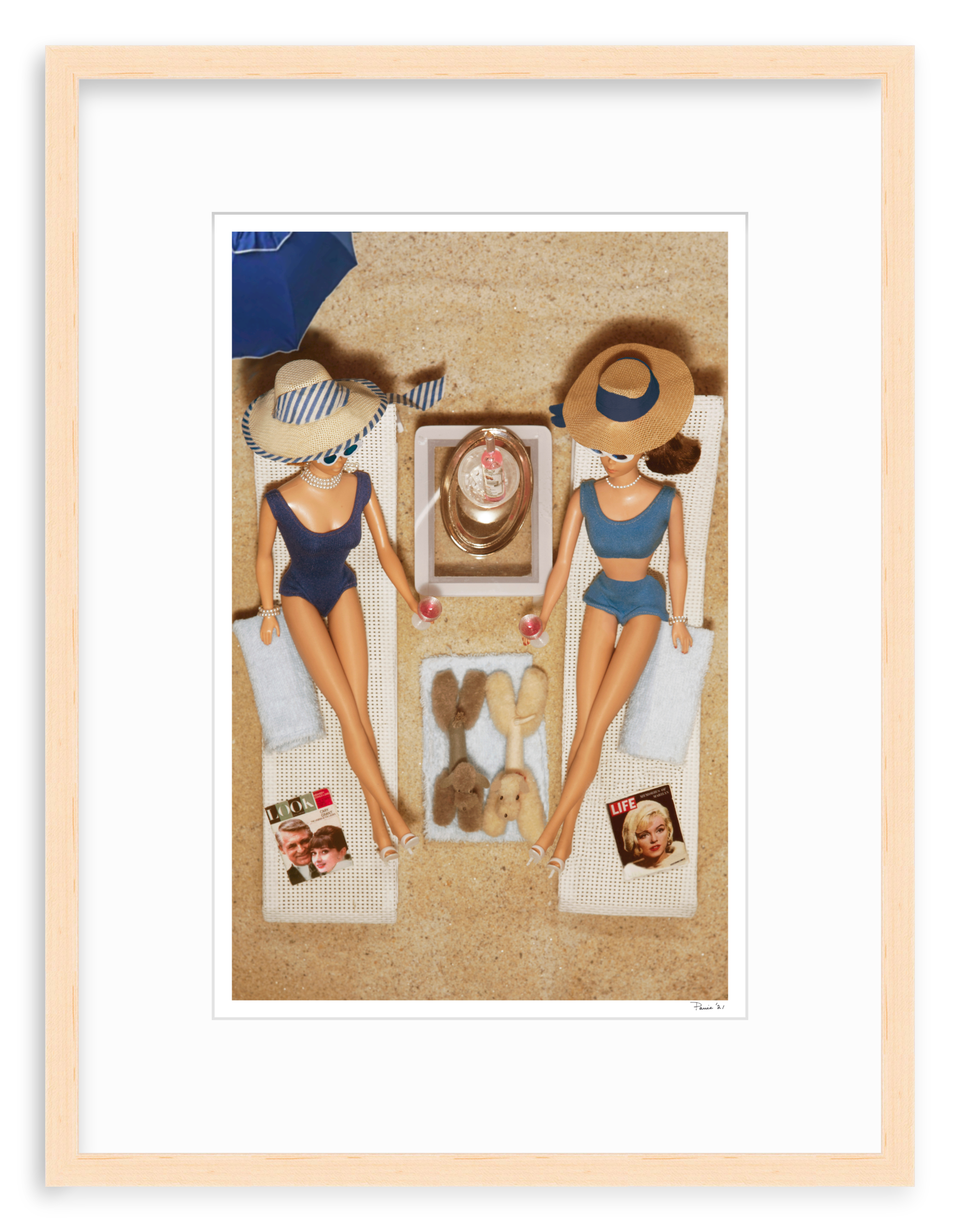 Two Beach Chair Girls