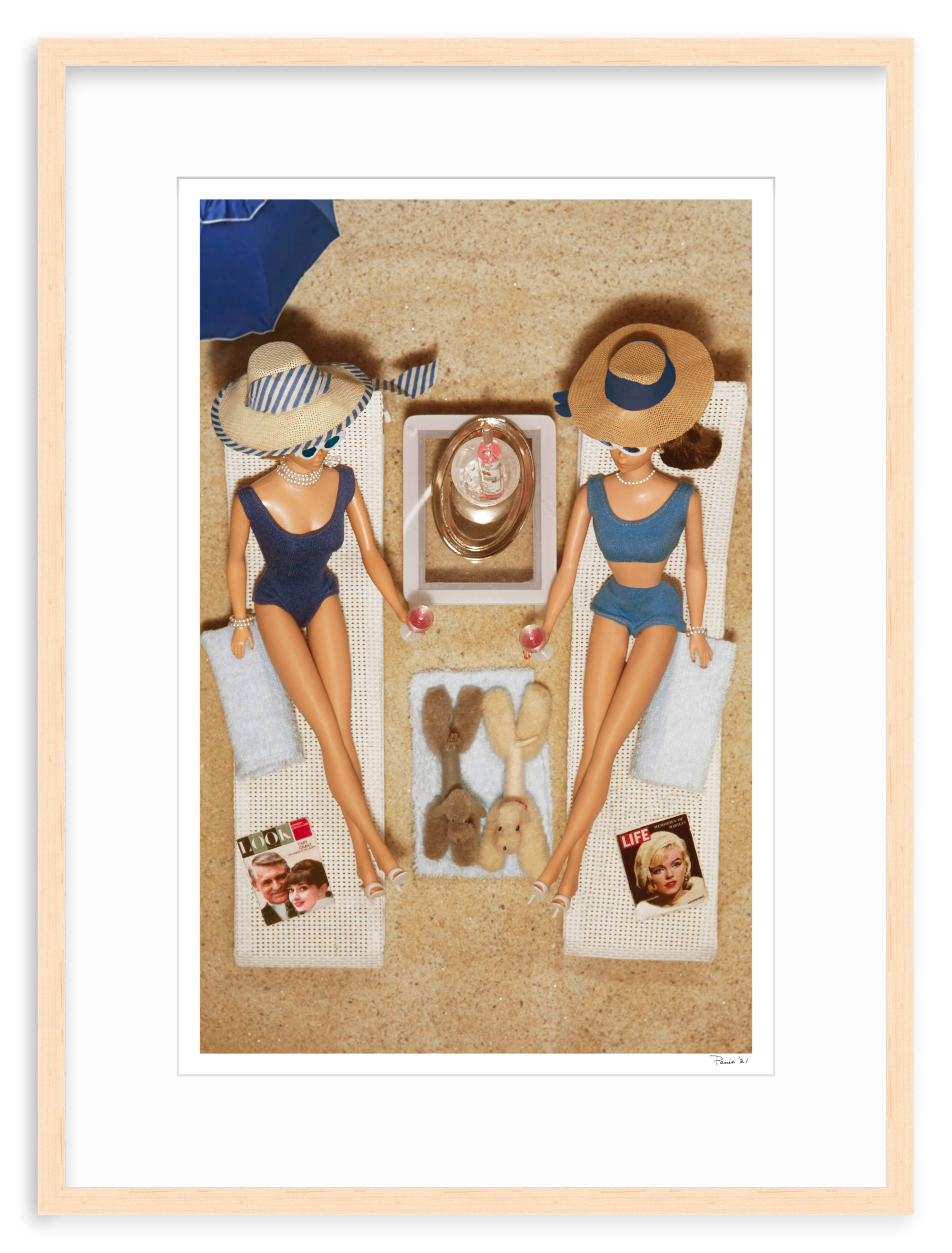 Two Beach Chair Girls