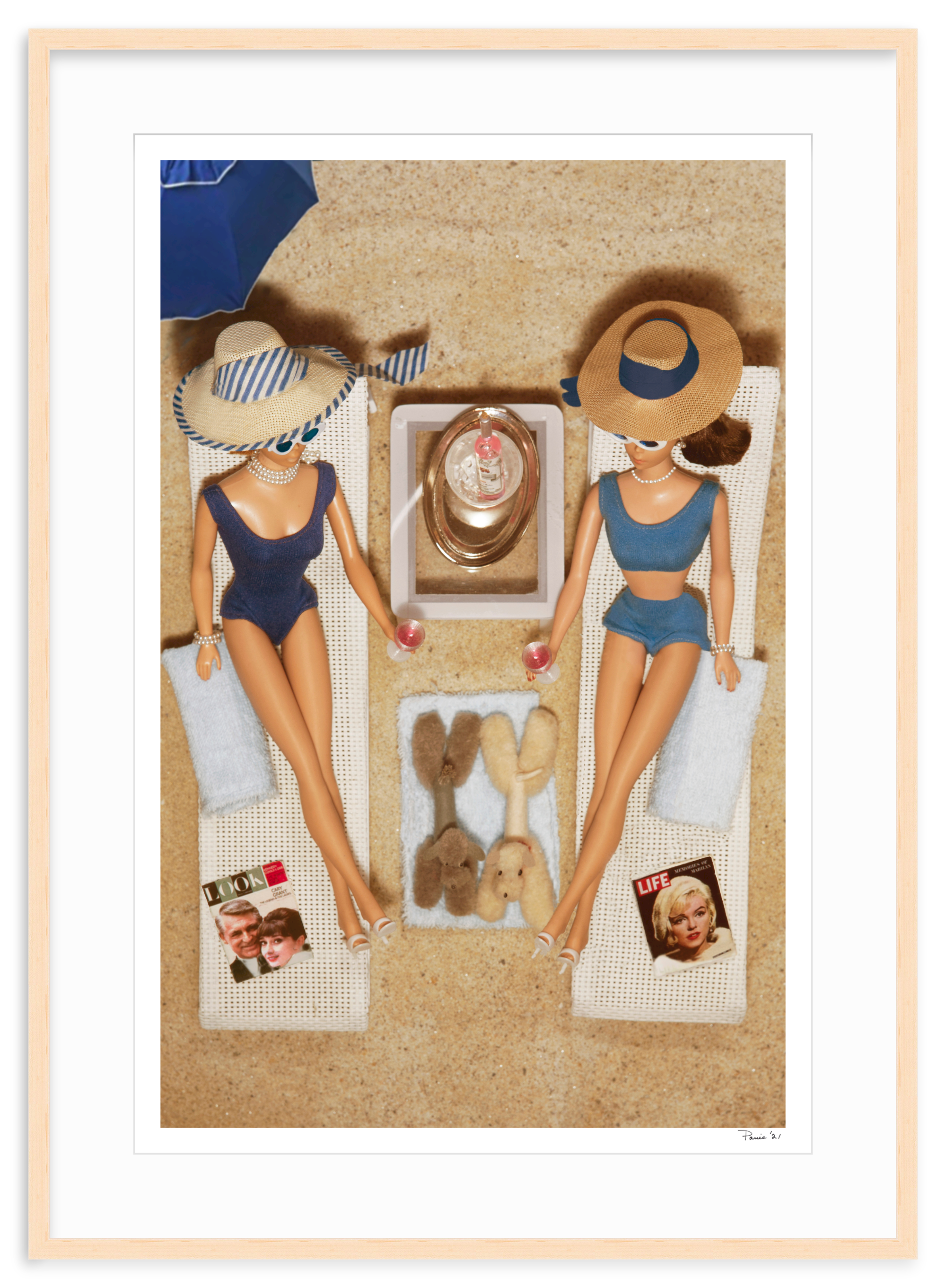 Two Beach Chair Girls