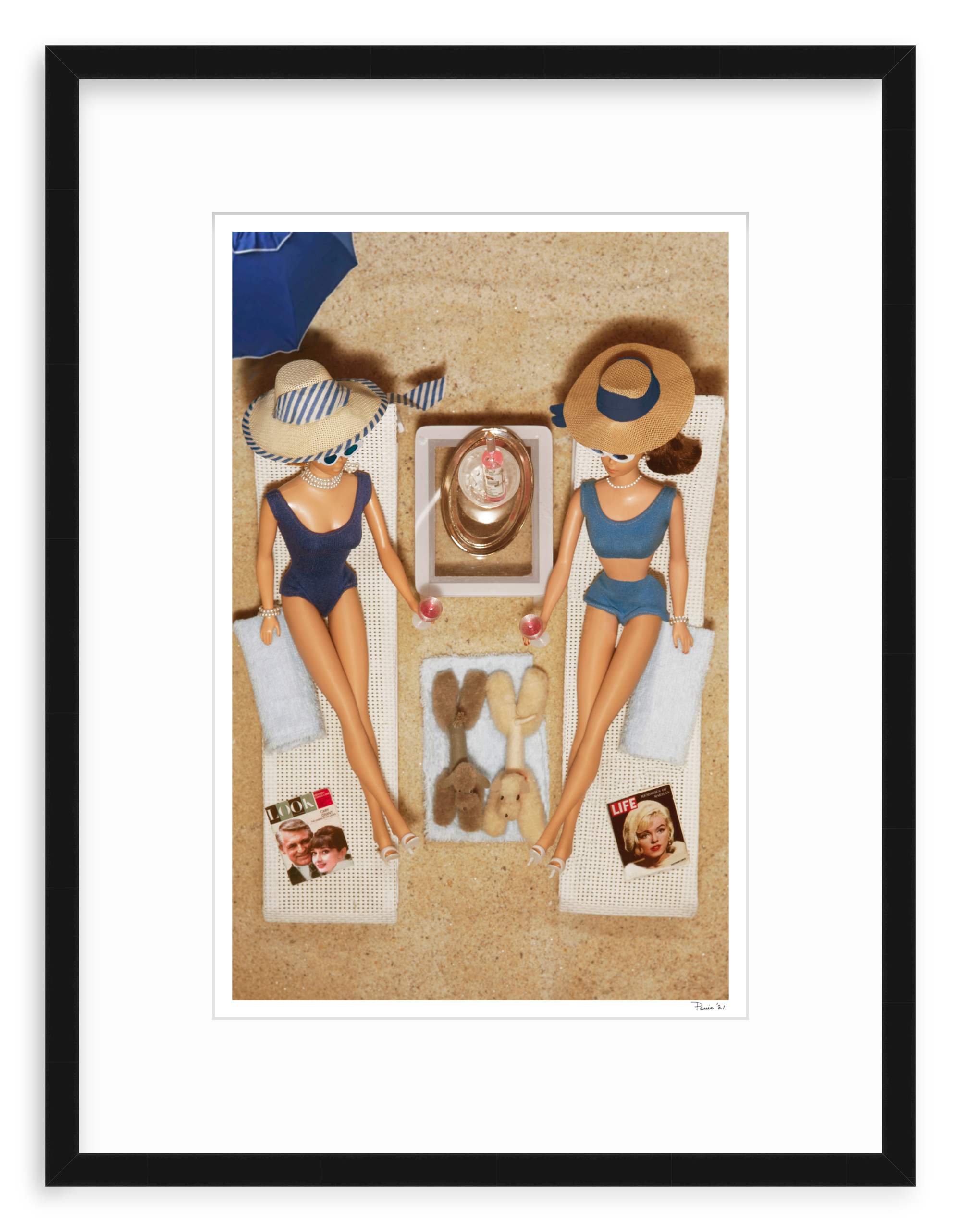 Two Beach Chair Girls
