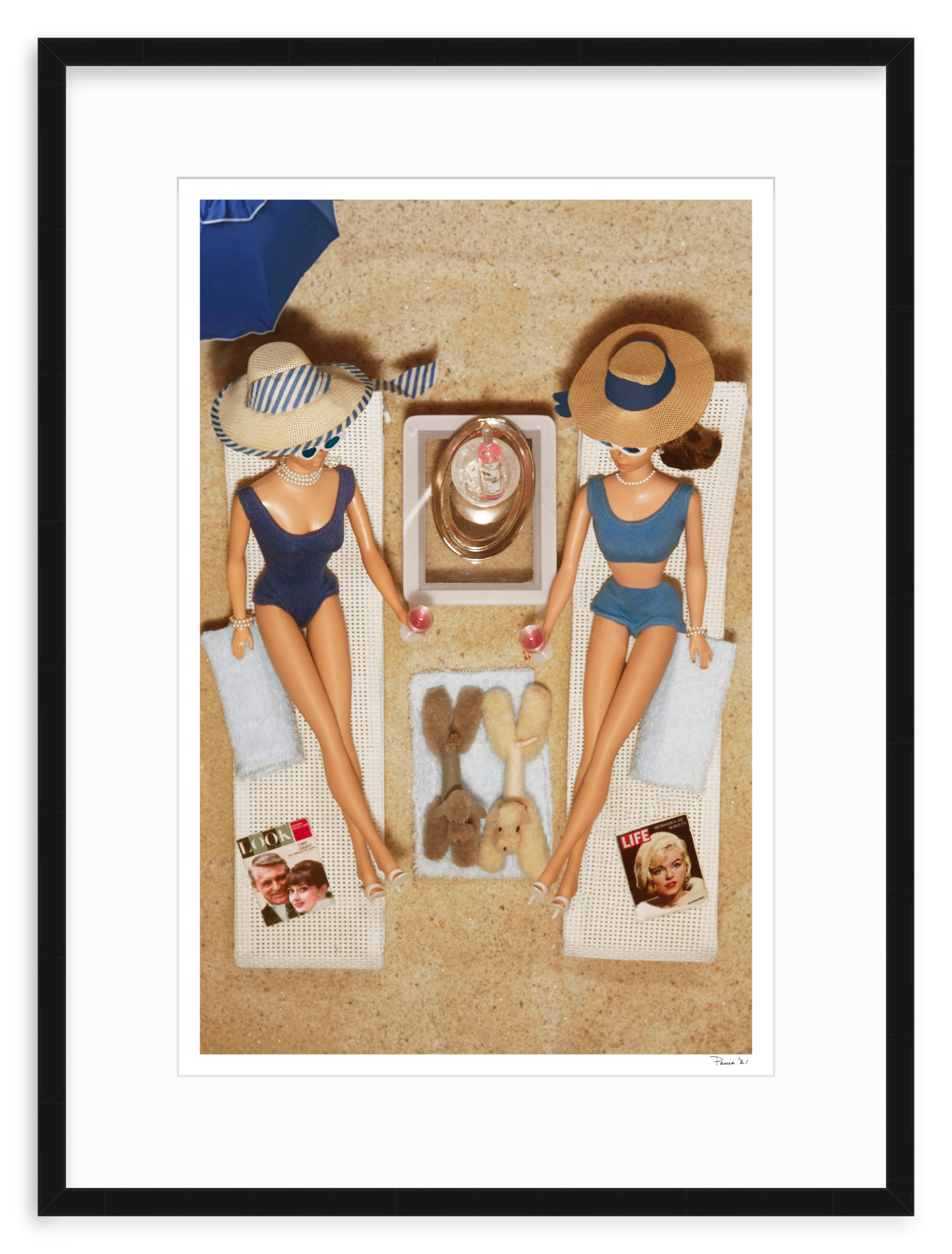 Two Beach Chair Girls