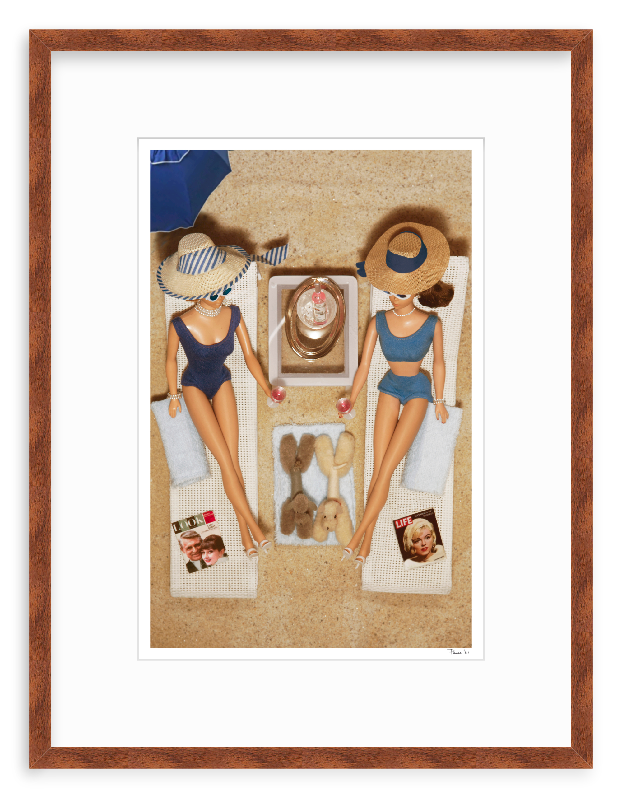 Two Beach Chair Girls