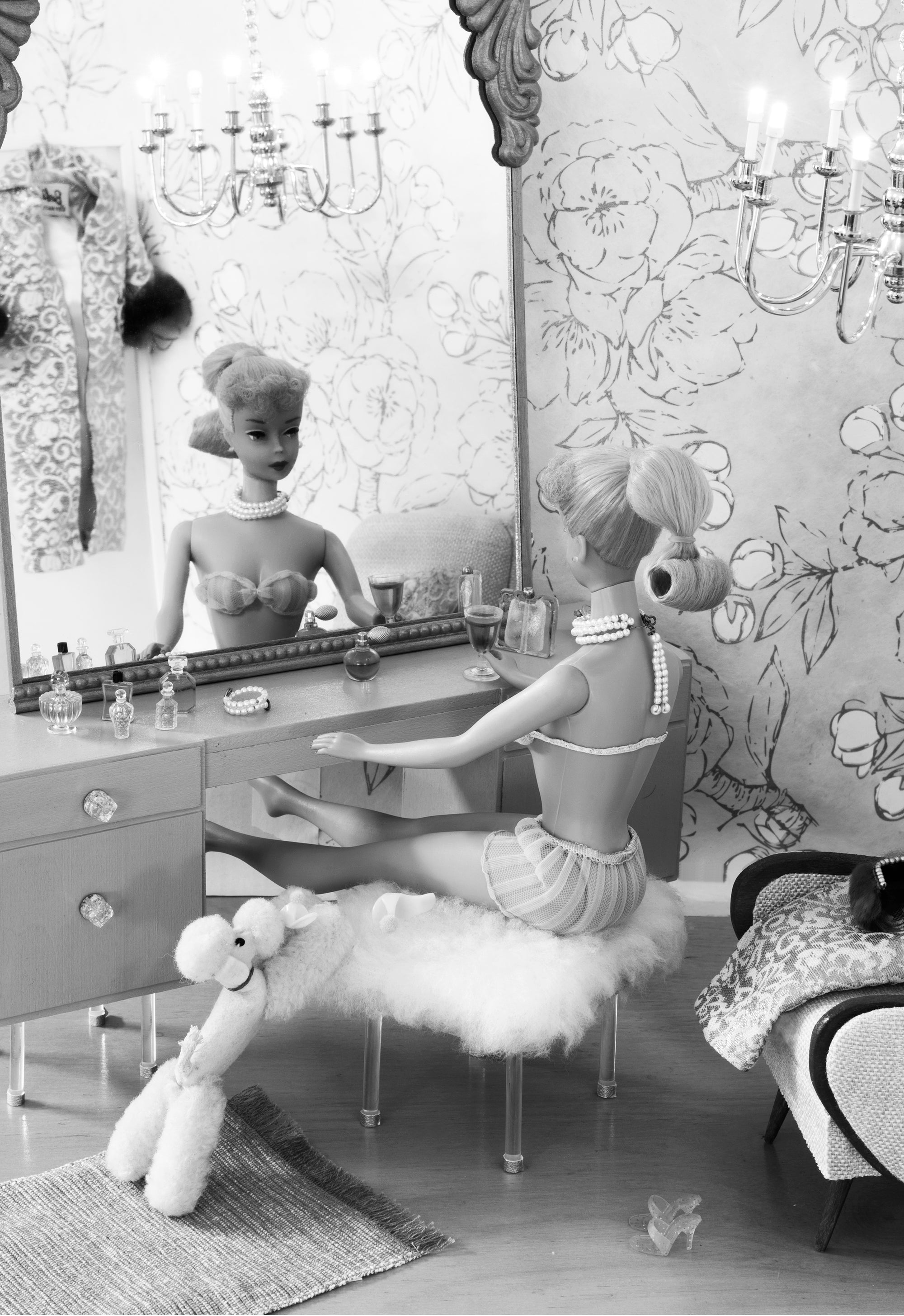 You're So Vain B&W – Barbie and Ken Photos